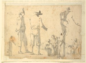 Figurális tanulmányok alkotó: Unknown artist