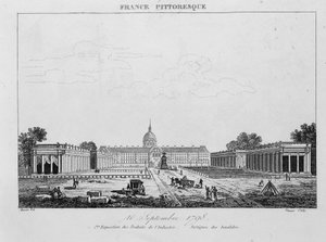 Ipari termékek első kiállítása: Portique des Invalides, szeptember 10 alkotó: Unknown artist