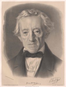 Franz Grillparzer (nyomtatás) alkotó: Unknown artist