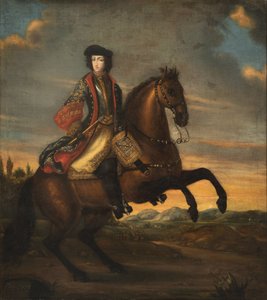 IV. Frederic de Holstein Gottorp a cheval - IV. Frigyes (1671-1702), Holstein-Gottorp herceg lovas portréja, Anonymous. Olajfestmény alkotó: Unknown artist