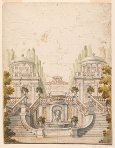 Kert és Villa alkotó: Unknown artist