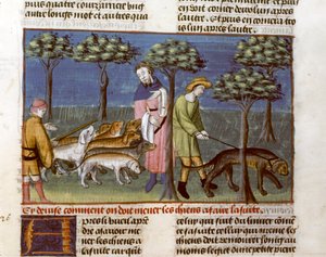 Gaston Phoebus, A vadászati szerződés alkotó: Unknown artist