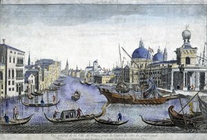 Velence általános képe - metszet alkotó: Unknown artist