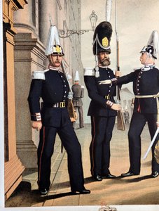 A Svéd Gárda gránátosai, v.1890 alkotó: Unknown artist