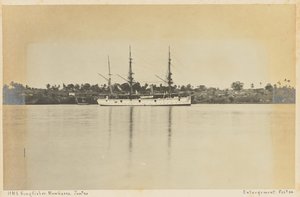 HMS Kingfisher. Mombassa. alkotó: Unknown artist