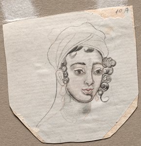 Egy fiatalember feje alkotó: Unknown artist