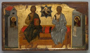 Az újszövetségi Szentháromság ikonja alkotó: Unknown artist