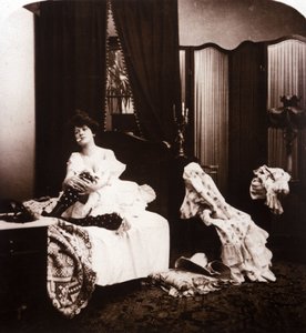 Bordély belseje a 19. század végén. alkotó: Unknown artist