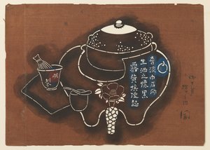 Japán teáskészlet motívum alkotó: Unknown artist