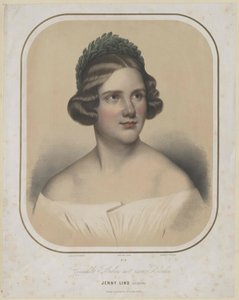 Jenny Lind (nyomtatás) alkotó: Unknown artist
