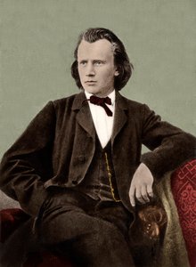 Johannes Brahms (1833-1897) német zeneszerző - alkotó: Unknown artist