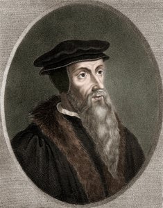 John Calvin - Jean Calvin 1509-1564 - metszet - XIX. alkotó: Unknown artist