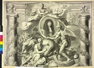 XIV. Lajos francia király (nyomtatás) alkotó: Unknown artist