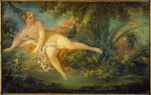 La Nymphe meglepetés, Boucher után alkotó: Unknown artist