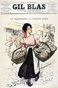 La fishonniere, Auguste Marin. In ""Gil Blas"", 1898.05.27. alkotó: Unknown artist