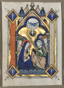 Zsoltárból kivágott levél: Pünkösd alkotó: Unknown artist