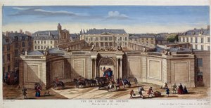 A Hotel de Soubise - metszet alkotó: Unknown artist