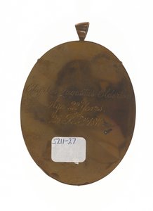 Charles Augustus Elderton hadnagy (1789-1841), 9. Madras bennszülött gyalogság, 1811. február 25. (miniatűr elefántcsonton) alkotó: Unknown artist