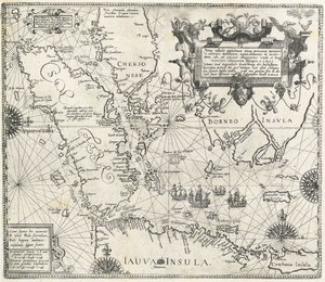 Linschoten útja Kelet-Indiába alkotó: Unknown artist