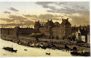 Louvre XIV. Lajos vezetése alatt „” Párizsban a korszakon át a 13. századtól napjainkig”” 1882 alkotó: Unknown artist