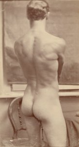 [Férfi akt tanulmány]. alkotó: Unknown artist