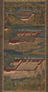 A három szentély mandala Kumanóban alkotó: Unknown artist