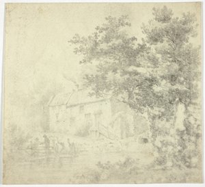 Malom (recto); Fa (fordítva) alkotó: Unknown artist