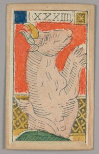 Minchiate (Tarot) játékkártya alkotó: Unknown artist