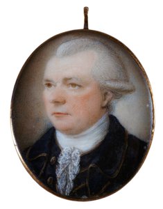 John Coxon kapitány miniatűr portréja (festmény) alkotó: Unknown artist