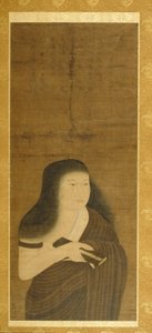 Fonott fűből készült köntösbe öltözött Monju (Nawa Monju) alkotó: Unknown artist