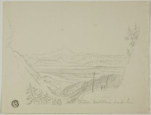 Mont Blanc a Jurától alkotó: Unknown artist