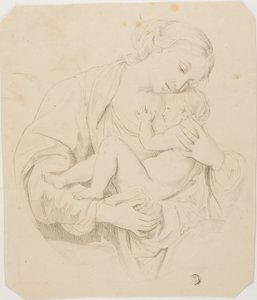 Anya és gyermek alkotó: Unknown artist