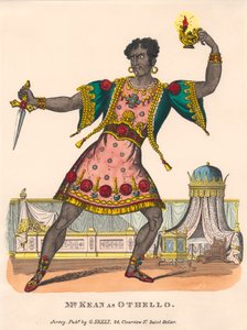 Mr. Kean Othello szerepében alkotó: Unknown artist