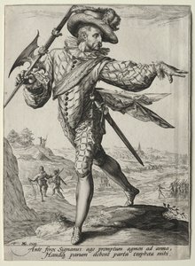II. Rudolf császár testőrségének tisztjei és katonái: őrmester alkotó: Unknown artist