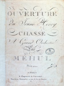 Nyitóoldal, Mehul: A fiatal Henri című opera vadászata (1797) alkotó: Unknown artist