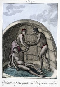 Műtét a Bojesmen gyógyítására - gravírozás alkotó: Unknown artist