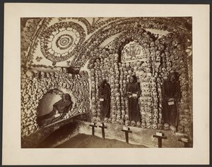[Ossuarium egy kapucinus templomban, Róma] alkotó: Unknown artist