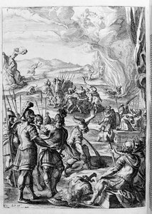 Ovidius (Ovidius) - illusztráció a 15. könyvhöz - (P. Ovidius: Az éjszaka metamorfózisai alkotó: Unknown artist