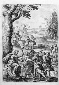 Ovidius (Ovidius) - illusztráció a 15. könyvhöz - (P. Ovidius: Az éjszaka metamorfózisai alkotó: Unknown artist