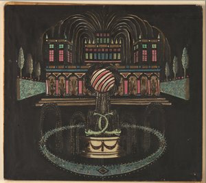 Palota és szökőkút alkotó: Unknown artist