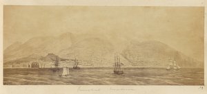 [A kikötő panorámája, Funchal, Madeira] alkotó: Unknown artist