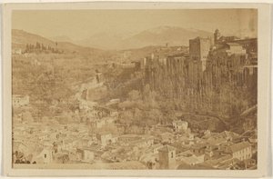 [Az Alhambra panorámaképe, Granada, Spanyolország] alkotó: Unknown artist