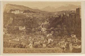 [Az Alhambrát körülvevő panoráma] alkotó: Unknown artist