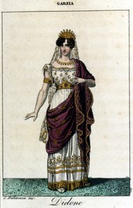 Pauline Viardot - Garcìa (1821-1910), francia énekesnő Didon szerepében. Saverio Mercadante "" Elhagyott Dido "" című operája alkotó: Unknown artist