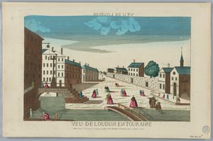 Peep-show, Veu de Londun Touraine-ban alkotó: Unknown artist