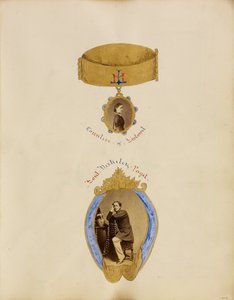 [Fotókollázs Listowel grófnőjének és Lord Berkeley Pagetnek a portréjával] alkotó: Unknown artist