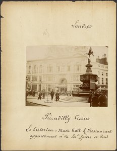 [Piccadilly Circus és Criterion Színház] alkotó: Unknown artist
