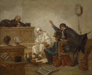 Pierrot a Büntetőbíróságon alkotó: Unknown artist