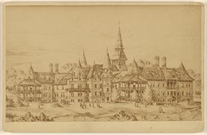 Helyszín New St. Marys Hall Faribault Minnesota alkotó: Unknown artist