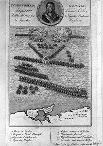 A trafalgari csata terve (Spanyolország). október 21 alkotó: Unknown artist